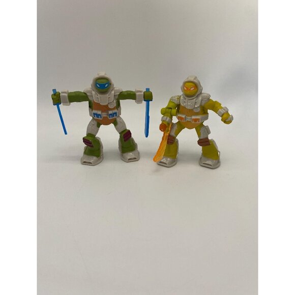 2016 McDonald's TMNT Happy Meal Action Figures: Complete Astronaut Ninja Turtles - Picture 1 of 6